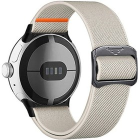 Resim Google Pixel Watch 3 41mm / Watch 2 / Pixel Watch Elastik Yedek Watch Band İçin Naylon Kayış 