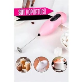 Resim Hsnet Süt Köpürtücü Kahve Karıştırıcı Mini Pilli Mixer Çırpıcı - F939K692-U39939 