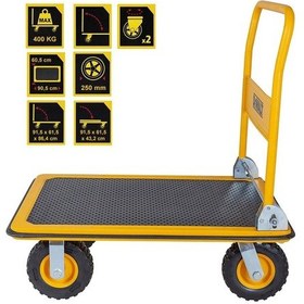 Resim Dewalt Dwt504 400kg Profesyonel Paket Taşıma Arabası 