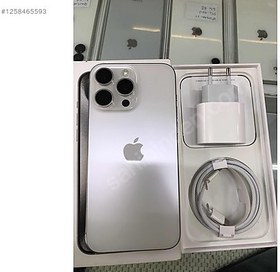 Resim Apple iPhone 15 Pro Max İkinci El YD | 256 GB | Beyaz 