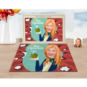 Resim Bk Gift Kişiye Özel Kadın Sınıf Öğretmeni Karikatürlü 1000 Parça Profesyonel Puzzle-1 