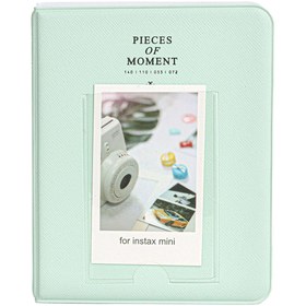 Resim Instax Mini Film Uyumlu 64'lü Yeşil PVC Albüm 