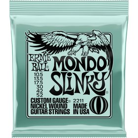 Resim Ernie Ball 2211 Mondo Slinky Nickel Elektro Gitar Teli (10.5-52) 