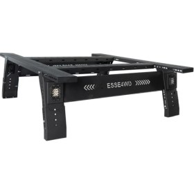 Resim Pikap Market Mitsubishi L200 Uyumlu Ledli Çadır Taşıyıcı Rollbar 