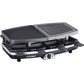Resim Cloer 6435 Raclette Gril Izgara Doğal Taş Levha ve Yapışmaz Alüminyum Plakalı 1200 Watt 