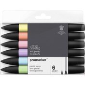 Resim Winsor & Newton Promarker Pastel Tonlar Seti 6LI0884955070383 