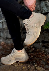 Resim BIG KING Çöl Siyah Çizgili Kauçuk Unisex Trekking Bot 