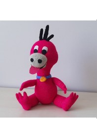 Resim Amigurumi Örgü Oyuncak Taşdevri Dino 
