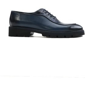 Resim Erkek Lacivert Mevsimlik Casual Deri Spor Ayakkabı 24ms005022200 Lacivert 