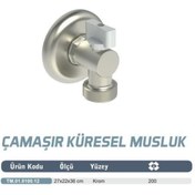 Resim Genel Markalar 4 Adet Mini Küresel Çamaşır Bulaşık Makinesi Musluğu Tm01810012 