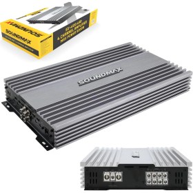 Resim Soundmax SX-4100.4 Oto Anfi Stereo 4X100W 4 Kanal Bass Kontrol 