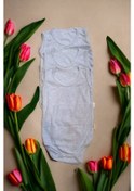 Resim Bebek Basic Ribana Bisiklet Yaka Fitilli 3lü Atlet Body -gri Gri 