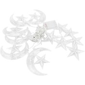 Resim Hangfox Ramazan Bayramı 126 Led Yıldız Ay Penceresi Işık Zinciri, Ev Dekorasyonu Işıklı Aksesuar, Pilli Piller Dahil Değil , Sürekli Ve Parıltı Modu Diğer 