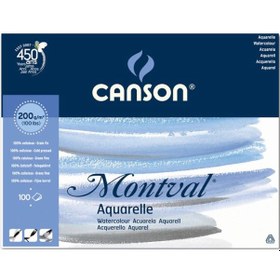 Resim Canson Montval Watercolour Sulu Boya Blok 200G 100 Yaprak 24X32 Cm 