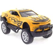 Resim Die Cast Çek Bırak Sarı Arazi Aracı 