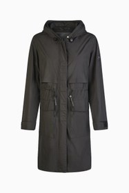 Resim Raincoat 1021 Selection Diz Boyu Su Geçirmez Kadın Yağmurluk - Siyah / 42 