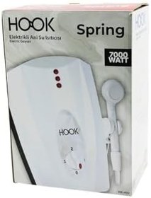 Resim SU ISITICI ELEKTRİKLİ ŞOFBEN 3 KADEMELİ - YANMAZ İÇ KABLO TAKIM 7000W 50-60HZ HK-410 (5250) 