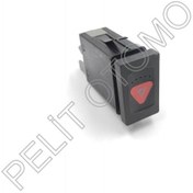 Resim PELİTOTOMOTİV Passat (1997 – 2005) Dörtlü Flaşör Düğmesi 3B0953235D 
