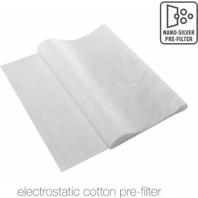 Resim Misda Store Fresh Air Filter 10 Adet Xiaomi Smart Purifier 4 Lite Ile Uyumlu Filtre Üstüne Uyumlu Gümüş Iyonlu Elektrostatik Toz Tutucu Ön Filtre 