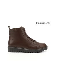 Resim Gönderi(R) Gönderi R Kadın Kahve Antik Fermuarlı Kauçuk Taban Hakiki Deri Postal Bot Dkzb61310402 Kahve 
