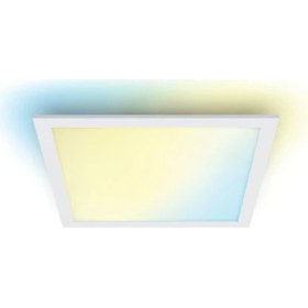 Resim Storemax Panel Tavan Lambası Ayarlanabilir Beyaz, Kısılabilir, 1000 Lm, Ila Soğuk Beyaz, Kare, Wi-Fi Üzerinden Uygulama/ses ile Akıllı Kontrol, Beyaz 