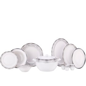 Resim Korkmaz Perla Collection 60 Parça Yuvarlak Yemek Takımı A8360 