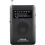 Resim Rabelix Pilli Siyah Renk Cep Tipi Analog 2 Band Fm/am Radyo-Pil ve Kulaklık Hediyeli 