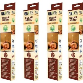 Resim Relife Kulak Temizleme Mumu Çubuğu 4 Kutu 8 Çubuk 