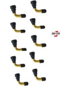 Resim İthal Eğri Motor Sibobu Pvr-70 10 Adet Lastik Dubleks Mobilet Sibop Pvr 70 Metal Eğimli 10 Adet 