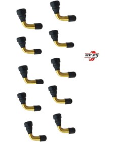 Resim İthal Eğri Motor Sibobu Pvr-70 10 Adet Lastik Dubleks Mobilet Sibop Pvr 70 Metal Eğimli 10 Adet 