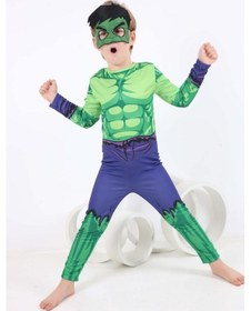Resim Hulk Çocuk Kostüm Pijamaskeliler 