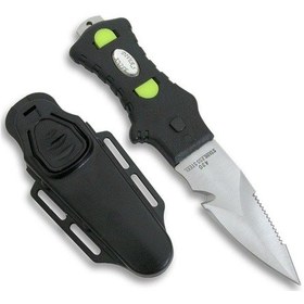 Resim Free-Sub Sharkteeth Siyah Sualtı Dalış Bıçağı Siyah 