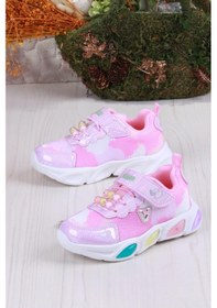 Resim Vicco 346.p25y.177 Pembe Gelato Hafif Rahat Işıklı Kız Çocuk Ayakkabı Pembe 