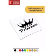 Resim Prenses Tacı - Araç, Oto, Laptop, Duvar Uyumlu Sticker 20 16 Cm 