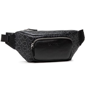 Resim Calvin Klein Monogram Trimmed Erkek Bel Çantası Black Mono Mix - Black Mono Mix / STD 