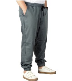 Resim Mode Xl Büyük Beden Erkek Keten Jogger Bahar 21911B Antrasit 001 