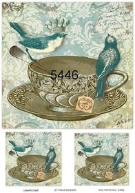 Resim LineArt Pirinç Dekopaj Kağıdı, L5446 