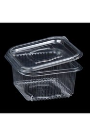 Resim Ebm Temizlik ve Ambalaj Ürünleri Plastik Sızdırmaz Kap 500 Cc Kullan At Kapaklı Kase 20 Adet 