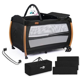 Resim Comfymax Power Park Yatak Oyun Parkı 70x110 - Cosmos Black 