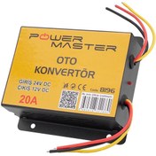 Resim Powermaster 8196 24-12 Volt 20 Amper Oto Konvertör | Powermaster Powermaster