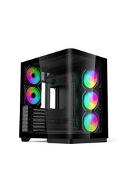 Resim Hyper Rocket V335r Atx 8 Argb Fan Siyah Oyuncu Kasası 