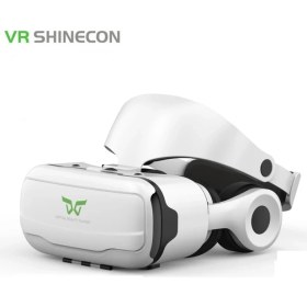 Resim VR SHINECON G02EF Stereo Kulaklık 3D Sanal Gerçeklik Gözlükleri 