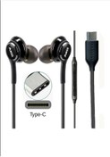 Resim Galaxy S20 Ultra S21 Ultra S22 Ultra Uyumlu Type-c Girişli Stereo Kablolu Kulaklık Siyah AKG