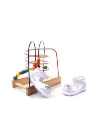 Resim Şirin Bebe 3814 Ortopedik Taban Kız Çocuk Yazlık Ayakkabı Sandalet Lila 