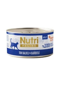Resim Nutri Feline Ton Balıklı Ve Karidesli Tahılsız Yetişkin Kedi Konservesi 70 Gr 
