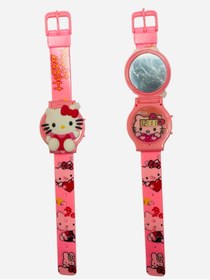 Resim NATUREL Hello Kitty Figürlü Dijital Çocuk Saati 