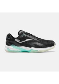 Resim Joma TELCS2601C Electric Toprak Kort Erkek Tenis Ayakkabısı - Siyah/Mavi 