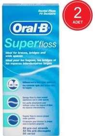Resim Oral-B Super Floss Diş İpi 50'li x 2 Paket 