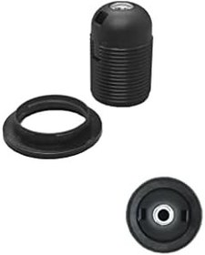 Resim Dişli Duy Siyah E27 