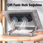 Resim Coofbe Çift Fanlı Laptop Soğutucu 